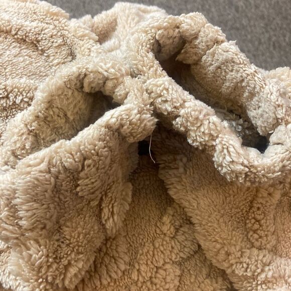 No Boundaries Cozy Tan Women's Jacket Sweater Size XL (16-18) - Picture 10 of 10